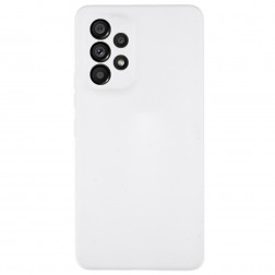 Kieto silikono (TPU) dėklas - baltas (Galaxy A53)