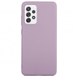 Kieto silikono (TPU) dėklas - violetinis (Galaxy A53)