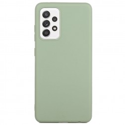 Kieto silikono (TPU) dėklas - žalias (Galaxy A53)