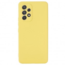 „Shell“ kieto silikono (TPU) dėklas - geltonas (Galaxy A53)
