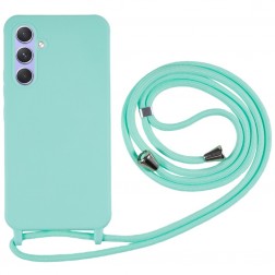 „Strap“ kieto silikono (TPU) dėklas - mėtinis (Galaxy A55)
