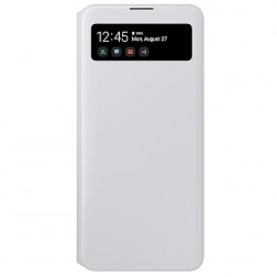 „Samsung“ S View Wallet Cover atverčiamas dėklas - baltas (Galaxy A71)