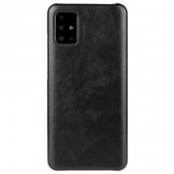 Slim Leather dėklas - juodas (Galaxy A71)