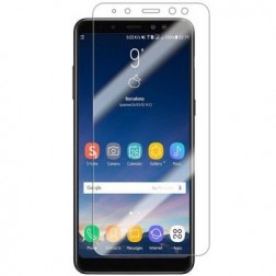 „ISME“ apsauginė ekrano plėvelė (pilnai dengianti) - skaidri (Galaxy A8 2018)