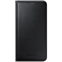 „Samsung“ Flip Wallet Cover atverčiamas dėklas - juodas (Galaxy J5 2015)