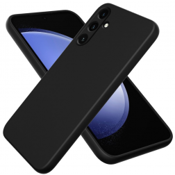 „Shell“ kieto silikono (TPU) dėklas - juodas (Galaxy M55 / C55 / F55)