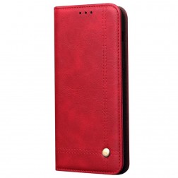 „Deluxe“ atverčiamas dėklas - raudonas (Galaxy Note10 Lite)