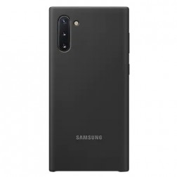 „Samsung“ Silicone Cover dėklas - juodas (Galaxy Note 10)