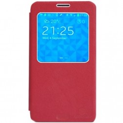 „Nillkin“ Leather atverčiamas dėklas - raudonas (Galaxy Note 3)