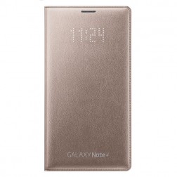 „Samsung“ LED Flip Wallet atverčiamas dėklas - auksinis (Galaxy Note 4)