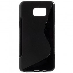 „S-Line“ kieto silikono (TPU) dėklas - juodas (Galaxy Note 5)