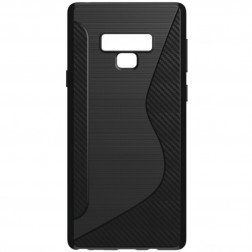 Kieto silikono (TPU) dėklas - juodas (Galaxy Note 9)
