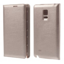 „Smart Wallet“ atverčiamas dėklas - auksinis (Galaxy Note Edge)