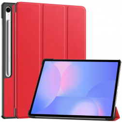 „Saige" Atverčiamas dėklas - raudonas (Galaxy Tab S10 FE+)