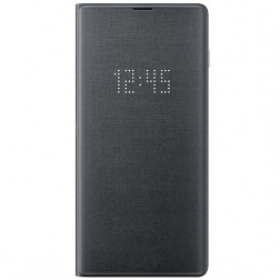 „Samsung“ Led View Cover atverčiamas dėklas - juodas (Galaxy S10+)