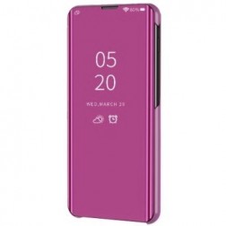 Plastikinis atverčiamas dėklas - rožinis (Galaxy S21 FE 5G)