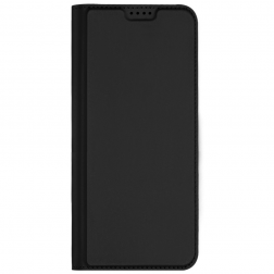 „Dux Ducis“ Skin atverčiamas dėklas - juodas (Galaxy S25)