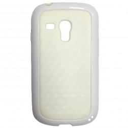 Kieto silikono dėklas - baltas (Galaxy S3 mini)