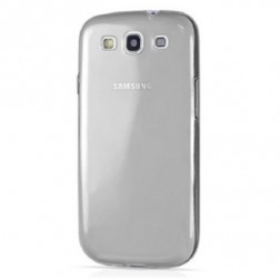 Ploniausias TPU skaidrus dėklas - pilkas (Galaxy S3)
