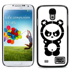 „Angry Panda“ dėklas - baltas (Galaxy S4)