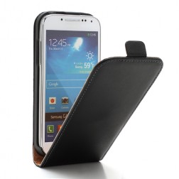 Klasikinis atverčiamas dėklas - juodas (Galaxy S4 mini)