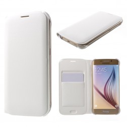 „Smart Wallet“ atverčiamas dėklas - baltas (Galaxy S6 Edge)