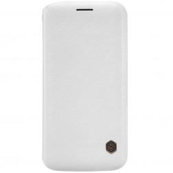 „Nillkin“ Qin atverčiamas dėklas - baltas (Galaxy S6 Edge)