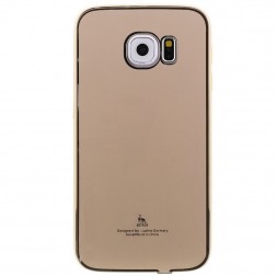 „Luphie“ plastikinis dėklas - auksinis (Galaxy S6 Edge)