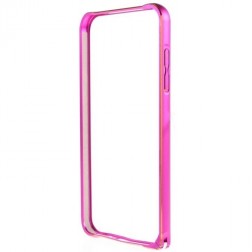 Rėmelis (bamperis) - rožinis (Galaxy S6 Edge)