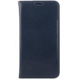 Solidus atverčiamas odinis dėklas - mėlynas (Galaxy S6)