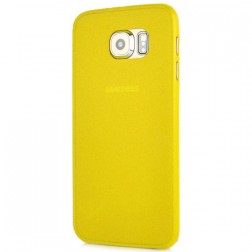 Ploniausias plastikinis dėklas - geltonas (Galaxy S6)