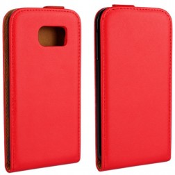 Klasikinis atverčiamas dėklas - raudonas (Galaxy S6)