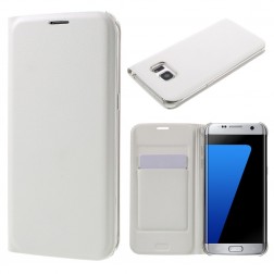 „Smart Wallet“ atverčiamas dėklas - baltas (Galaxy S7 Edge)