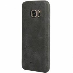 „USAMS“ Slim Leather dėklas - juodas (Galaxy S7)