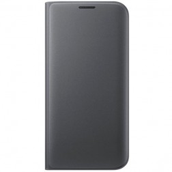 „Samsung“ Flip Wallet Cover atverčiamas dėklas - juodas (Galaxy S7 Edge)