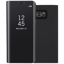 Plastikinis atverčiamas dėklas - juodas (Galaxy S7 Edge)