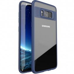 „IPAKY“ Frame dėklas - skaidrus / mėlynas (Galaxy S8)