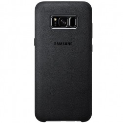 „Samsung“ Alcantara Cover dėklas - juodas (Galaxy S8)
