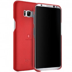 „Lenuo“ Soft Slim dėklas - raudonas (Galaxy S8+)