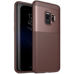 „IPAKY“ Shield dėklas - rudas (Galaxy S9)
