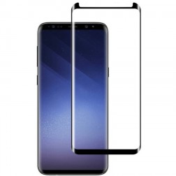 „Mocolo“ Tempered Glass apsauginis ekrano stiklas 0.26 mm - juodas (Galaxy S9)