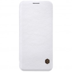 „Nillkin“ Qin atverčiamas dėklas - baltas (Galaxy S9)