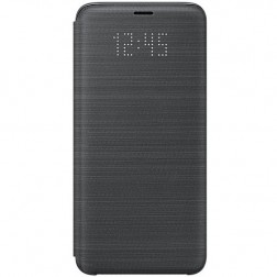 „Samsung“ Led View Cover atverčiamas dėklas - juodas (Galaxy S9)