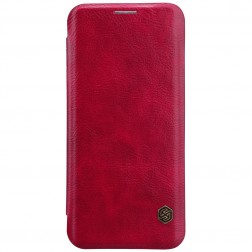 „Nillkin“ Qin atverčiamas dėklas - raudonas (Galaxy S9+)