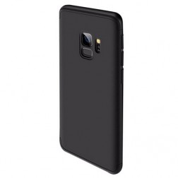 Thin Fit 360“ plastikinis dėklas - juodas (Galaxy S9)