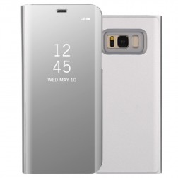 Plastikinis atverčiamas dėklas - sidabrinis (Galaxy S8)