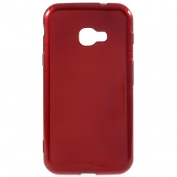 Kieto silikono (TPU) dėklas - raudonas (Galaxy Xcover 4 / 4S)
