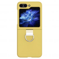 „Ring“ plastikinis dėklas - geltonas (Galaxy Flip6)