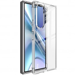 „Imak“ sustiprintos apsaugos kieto silikono (TPU) dėklas - skaidrus (Galaxy Fold6)