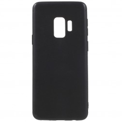Kieto silikono (TPU) dėklas - juodas (Galaxy S9)